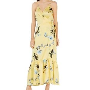 INC international concepts wrap floral dress 12P